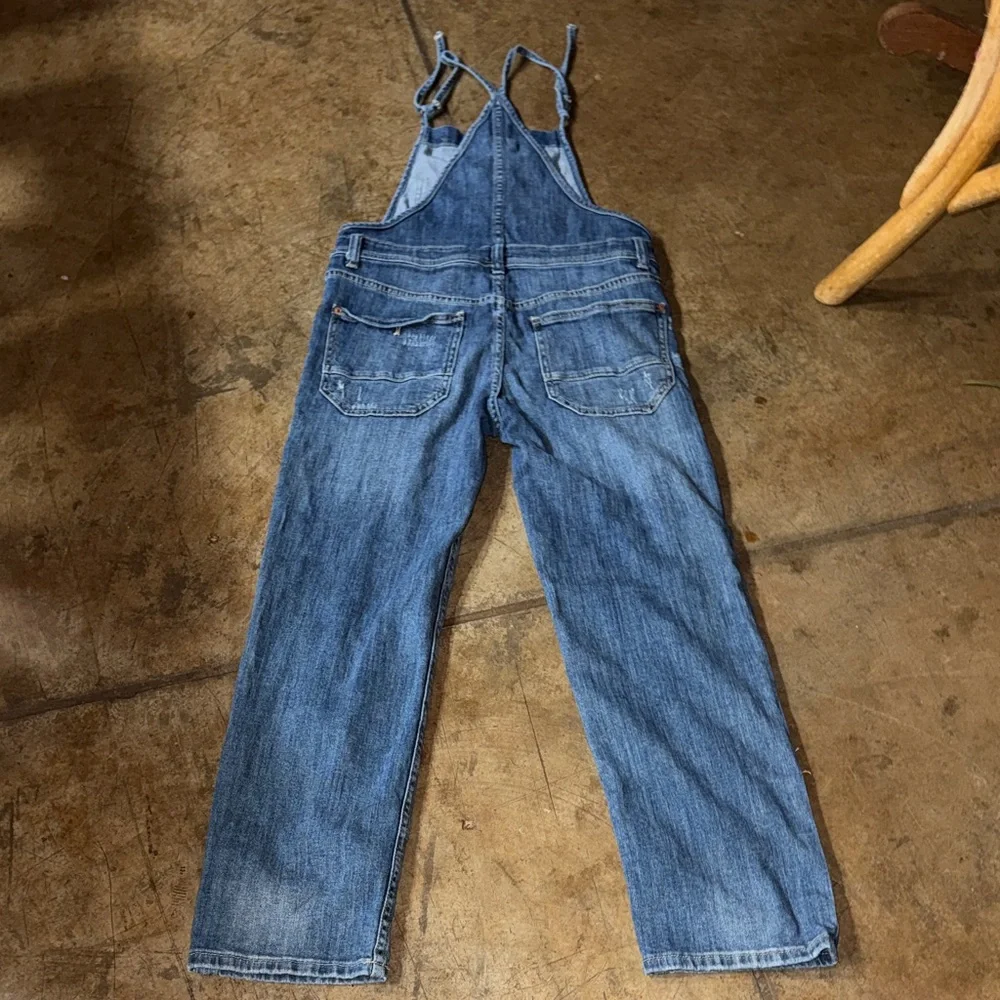 Pilcro Anthropologie painter Blue Denim Overalls size 26 - Picture 5 of 10